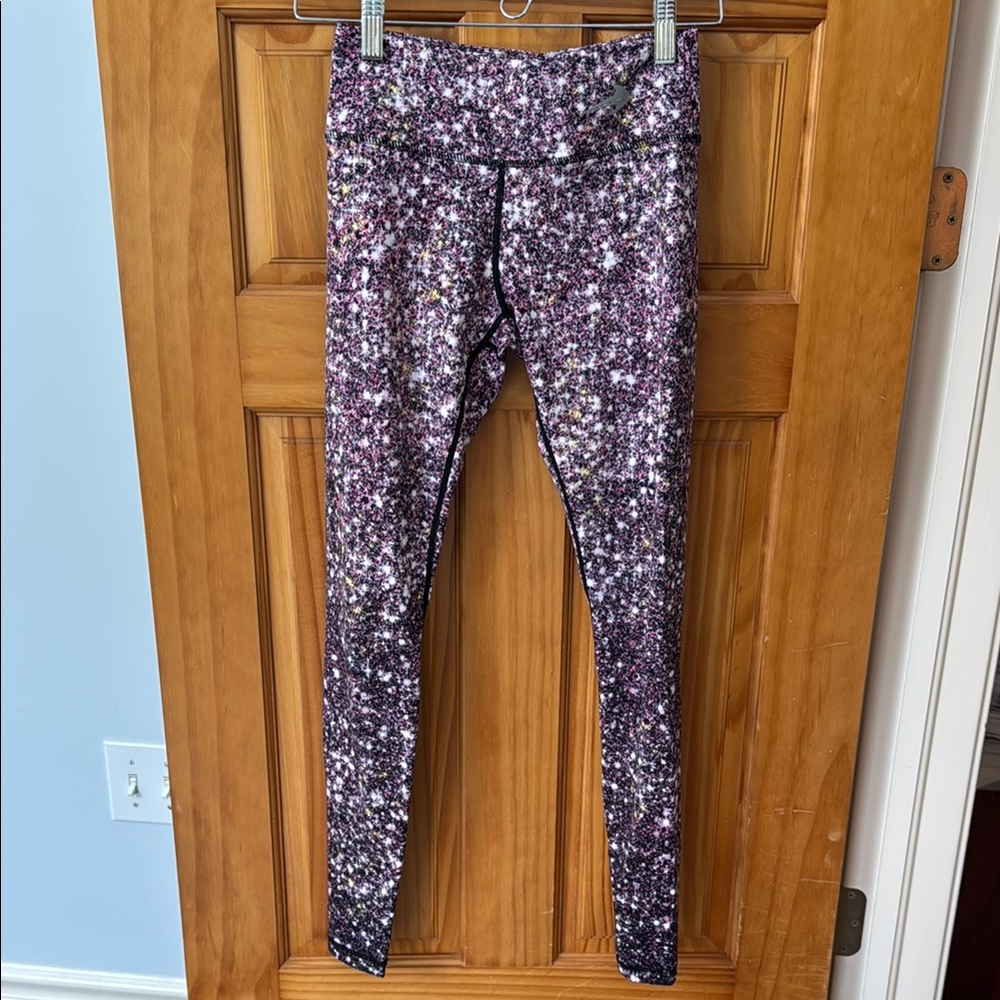 High Waisted Compression Sparkle Leggings